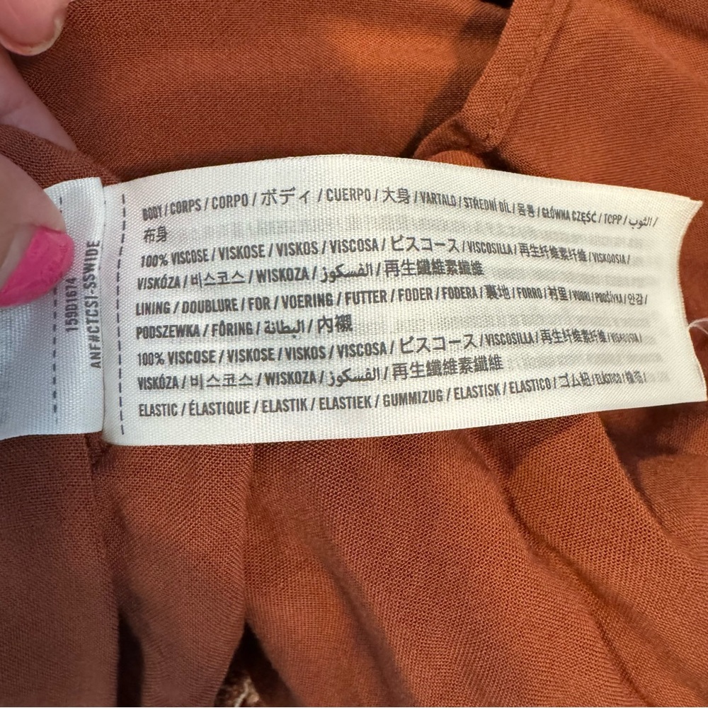 Abercrombie & Fitch Brown Floral Midi Dress - Picture 10 of 11